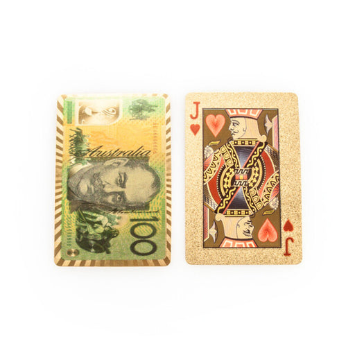 australian playing cards money