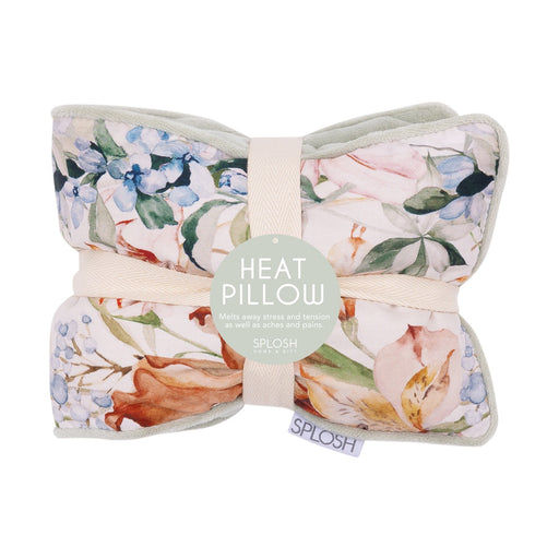 heat pack pillow with floral design