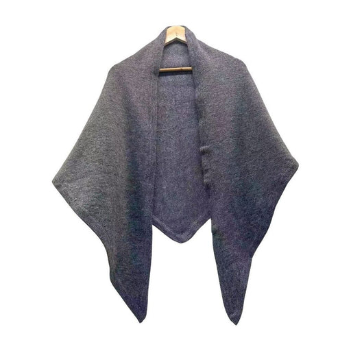 charcoal grey wrap for casual wear