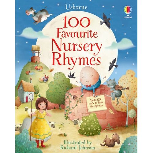 100 favourite nursery rhymes book with QR code