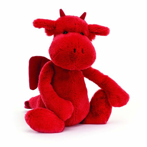 jellycat red dragon devil toy