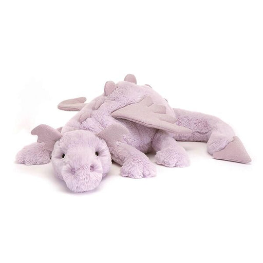 lavender purple jellycat dragon soft toy
