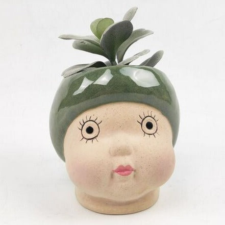 may gibbs gumnut baby head planter pot