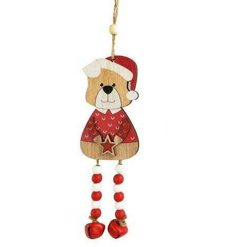 christmas dog decoration with dangly legs
