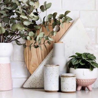 Trending: Terrazzo, Face Planters and Vases with Influencer White Grey All Day