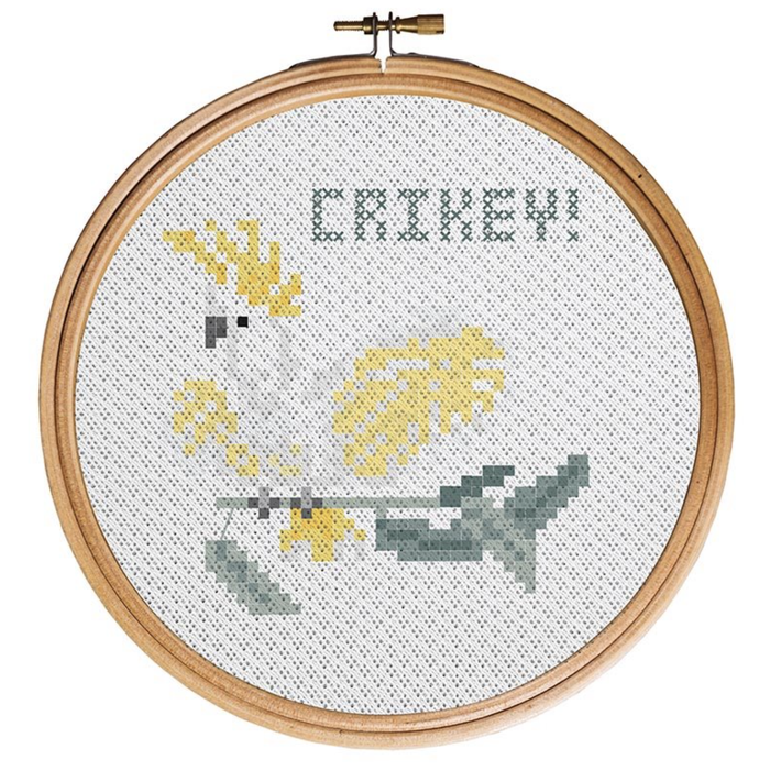 Australian Cockatoo Cross Stitch Kit