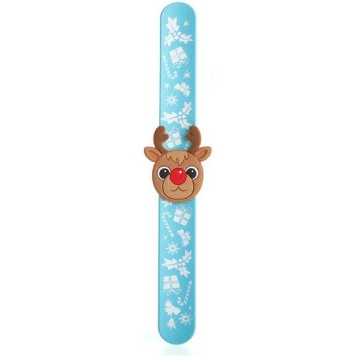 reindeer snap band for lids christmas