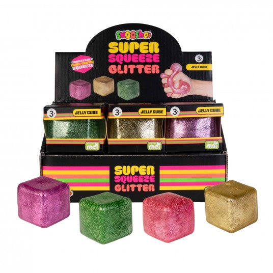 Smooshos Glitter Jelly Cube