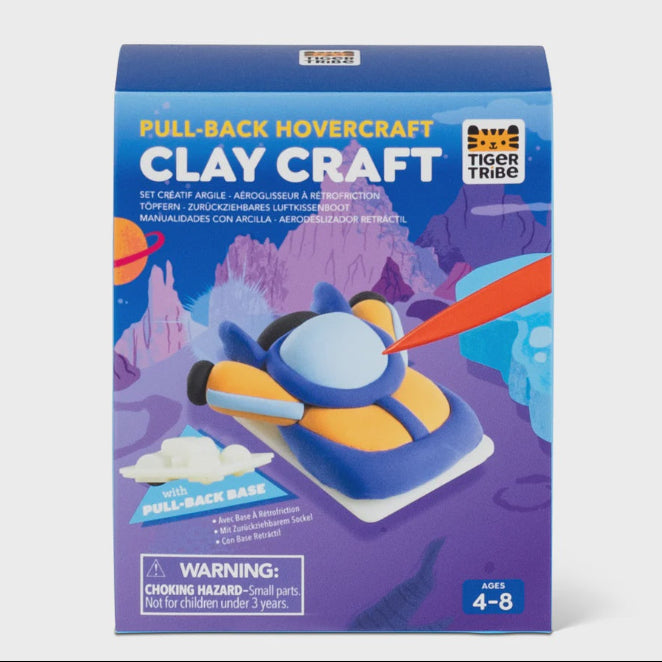 Tiger Tribe Clay Craft Pull Back Hovercraft