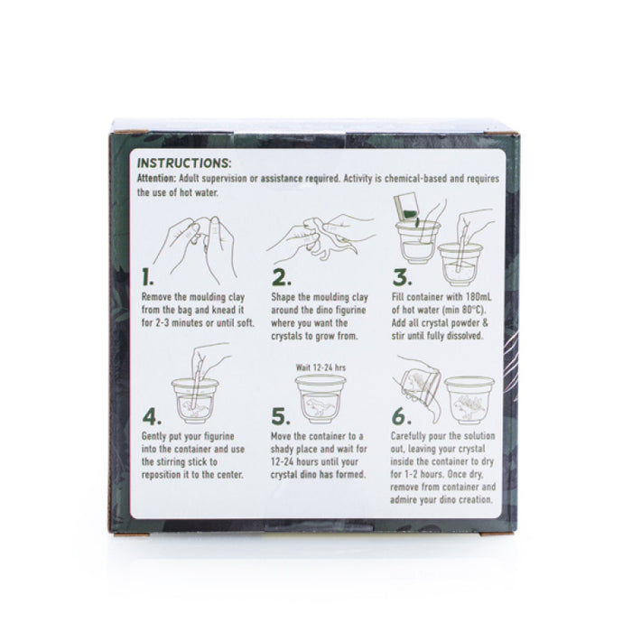 Sculpt and Grow Crystal Dino