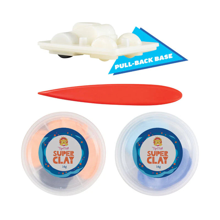 Tiger Tribe Clay Craft Pull Back Hovercraft