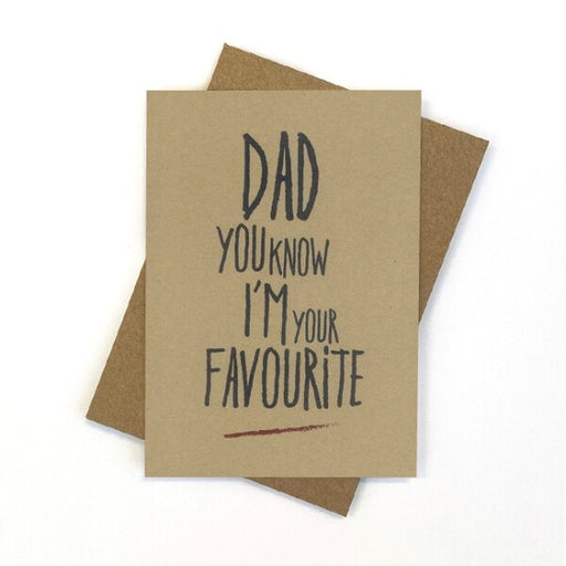 dads favourite card