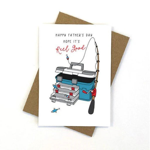 reel good fishing fathers day card