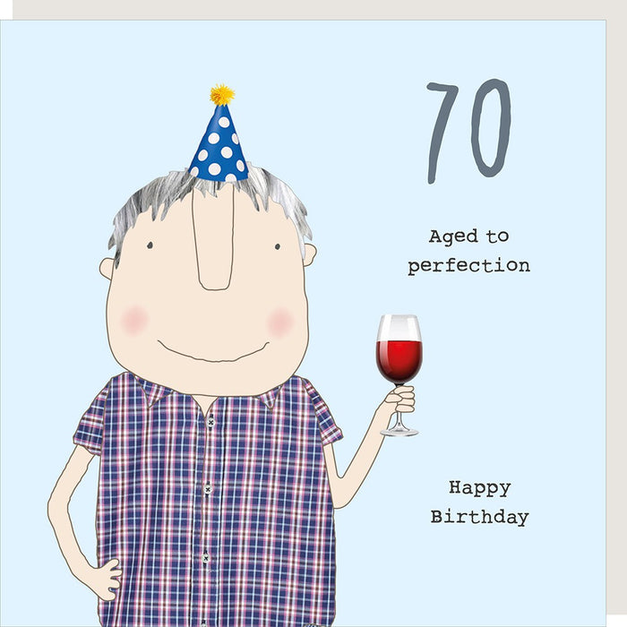 Rosie Boy 70th Perfection Card