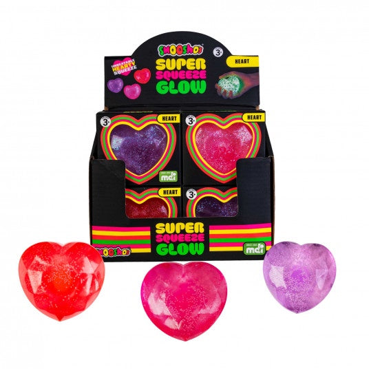 Smooshos Super Squeeze Glow in The Dark Heart
