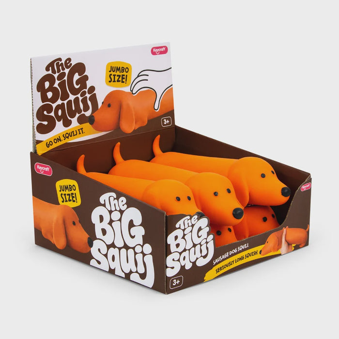 The Big Squij Dachshund Jumbo Slow Rise Squishy Toy