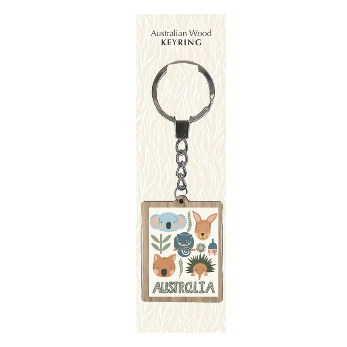 Aussie Animals Keyring