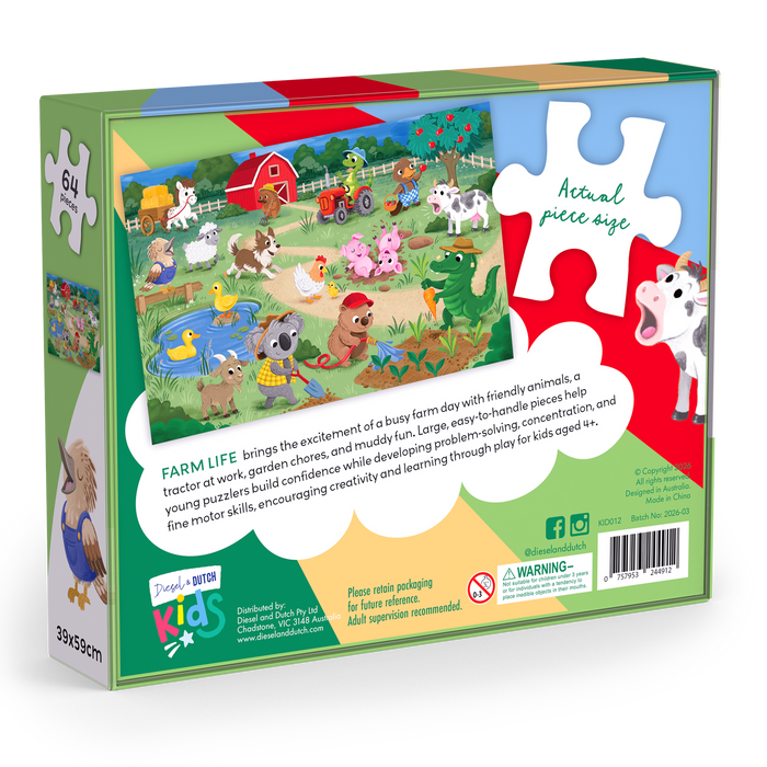 Farm Life Jigsaw 64pc Puzzle