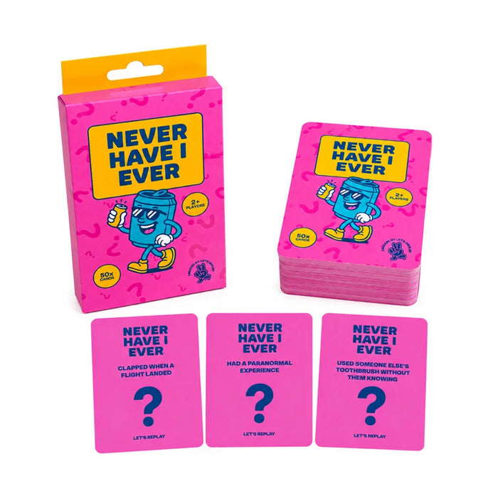 Let's Play Never Have I Ever Mini Card Game