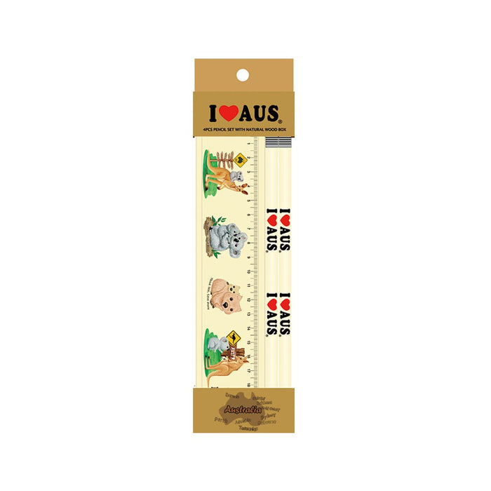 Australian Animals Pencil & Ruler Set 5pack