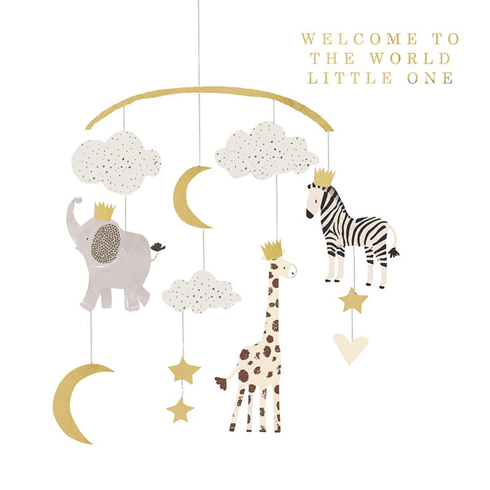 Mobile New Baby Card