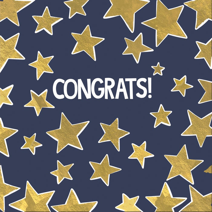 Congrats Gold Star Card