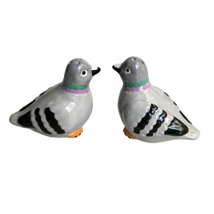 Pigeon Salt & Pepper Shakers 7cm