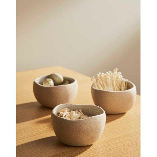 Earthy toned ceramic bowl set