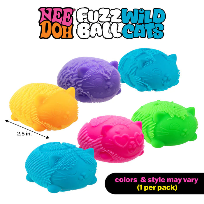 NeeDoh Fuzz Ball Wild Cats