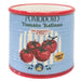 Ceramic container with tomato design and 'Pomodoro Tomato Italiano' text planter pot
