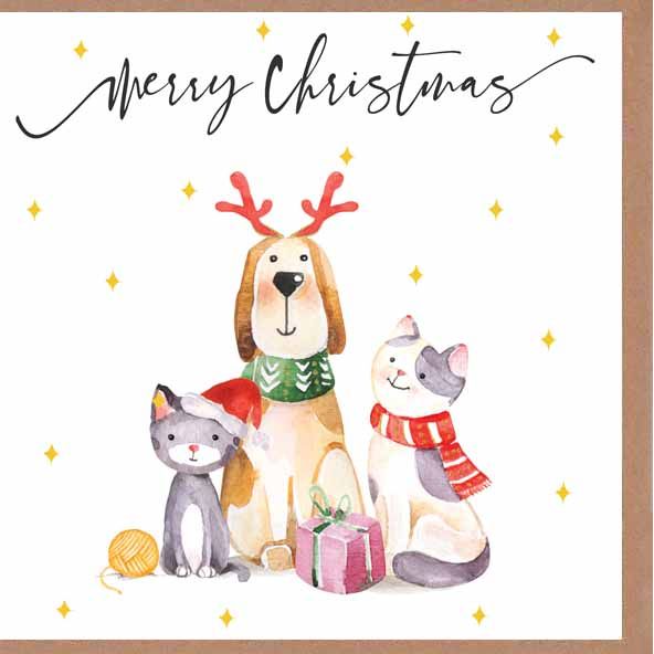 Merry Christmas Pets Card