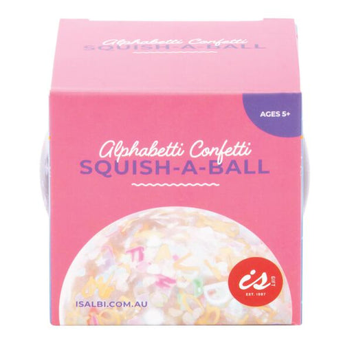 squish a ball confetti stress ball