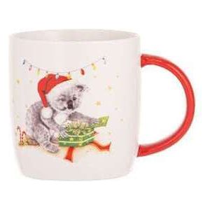 australian christmas koala mug