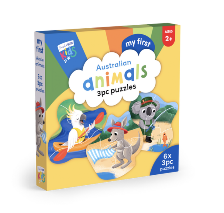 My First  Australian Animals 3pc Puzzle