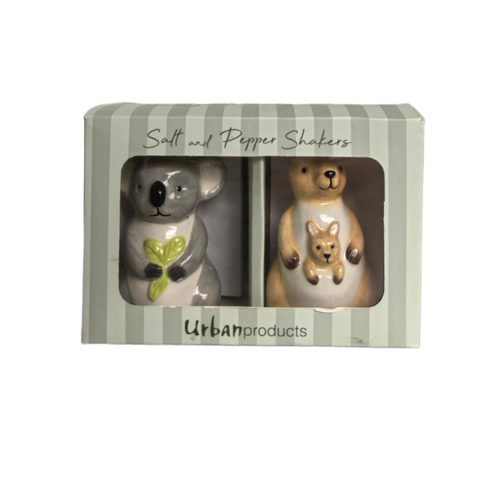 Koala & Kangaroo Salt & Pepper Shakers 9cm