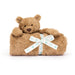 jellycat bartholomew bear blankie blanket and toy