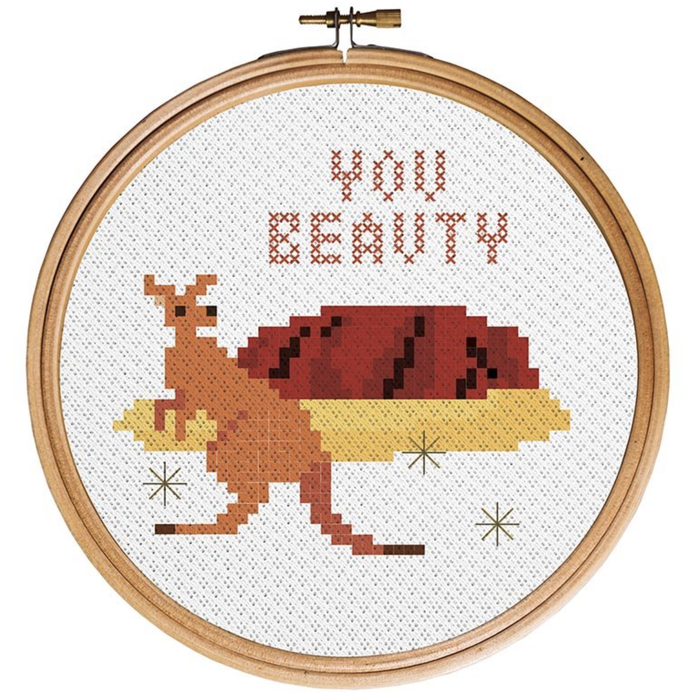 Kangaroo Cross Stitch Kit