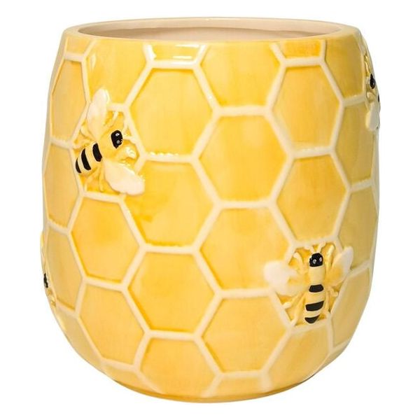 bee hive bee planter pot for bee lovers