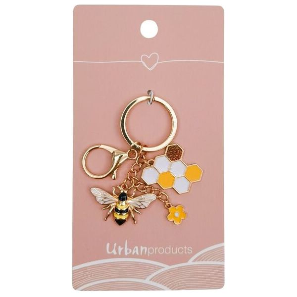 bee keyring