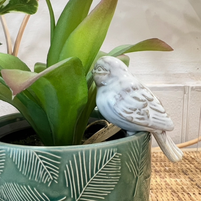 Bird Pot Hanger White 8cm