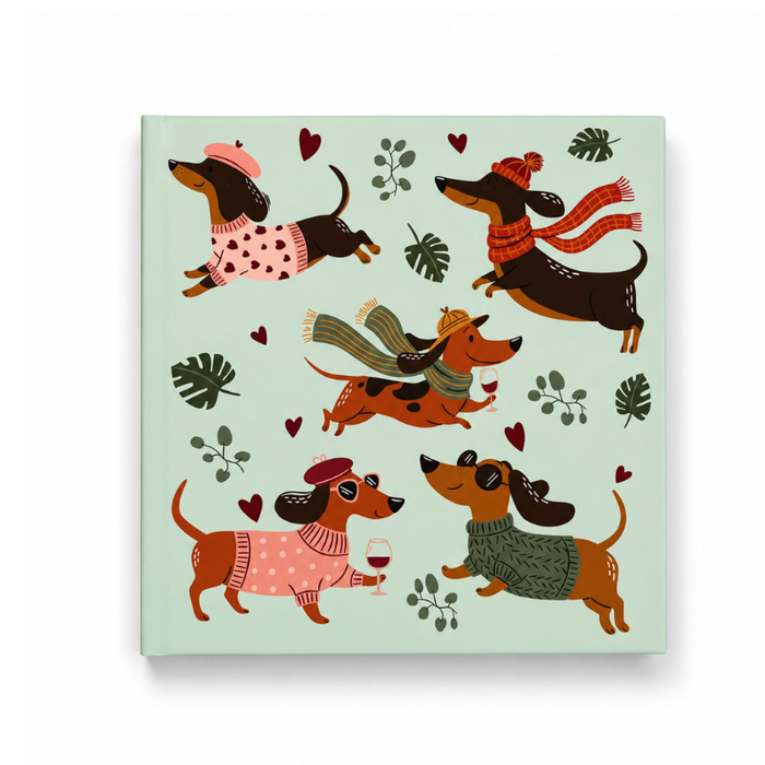 Playful Paws Dog Notepad Block 260 Pages