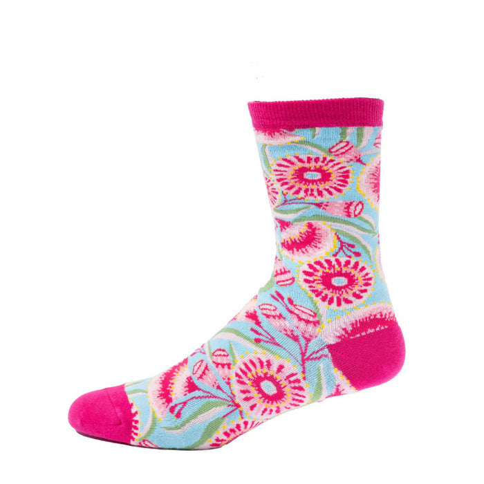 Australian Gum Blossom Socks Womens