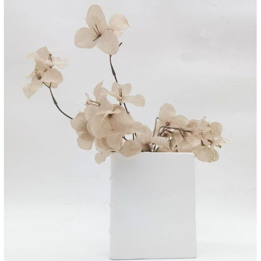 white book vase ceramic