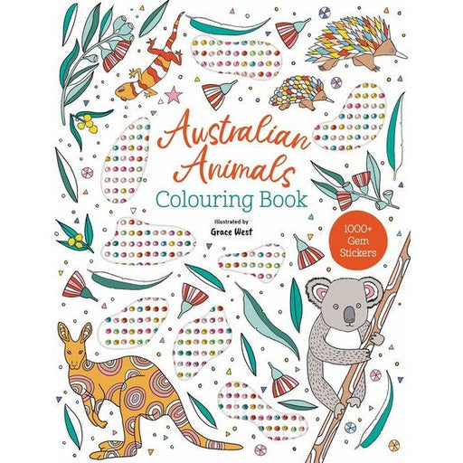 australian animals colouring book