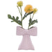 Pink bow-shaped vase 