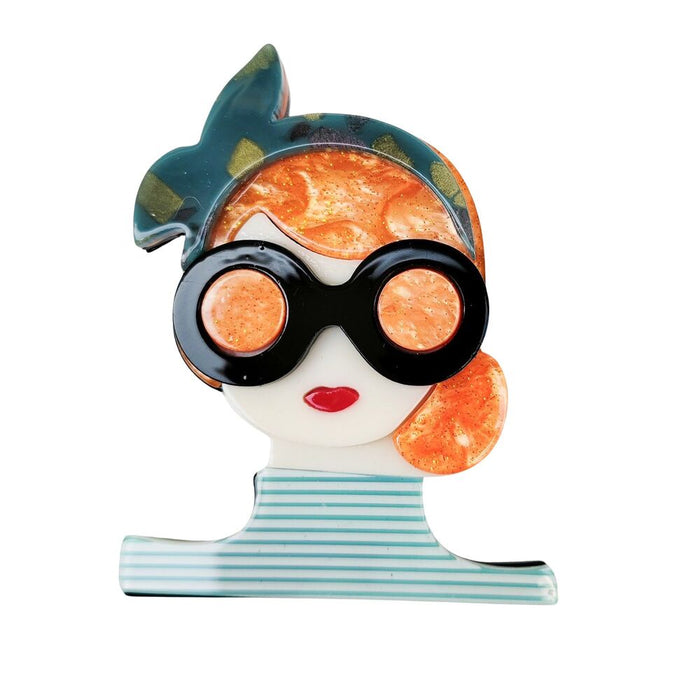 Iris Girl Cream Brooch — Spoilt Gift Homewares