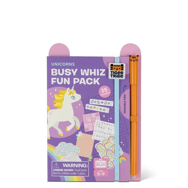 Unicorn-themed 'Busy Whiz Fun Pack' by Tiger Tribe 