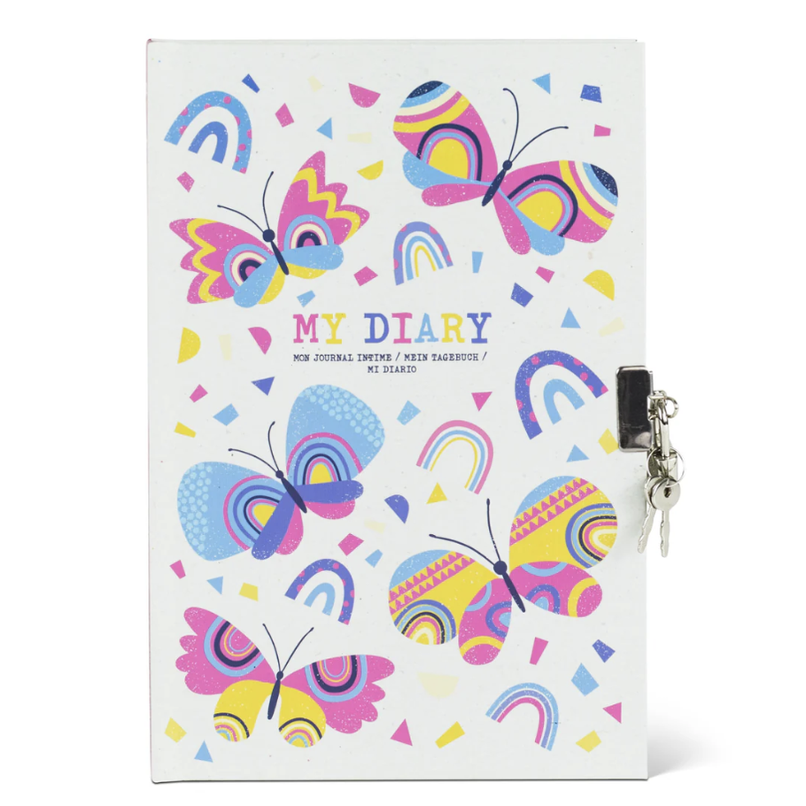 Lockable Diary Butterflies — Spoilt Gift & Homewares