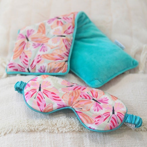 butterfly eye mask and heat pack