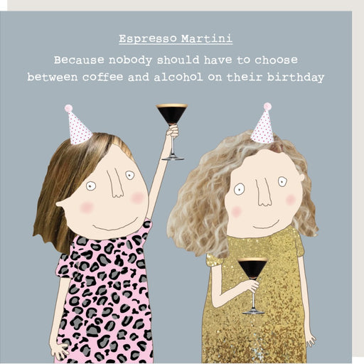 rosie made a thing espresso martini card